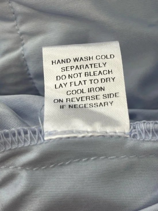 Mable Dusty Blue Ruffle Tulle Mini Dress Strapless Tiered Party Cocktail Medium - Picture 9 of 9